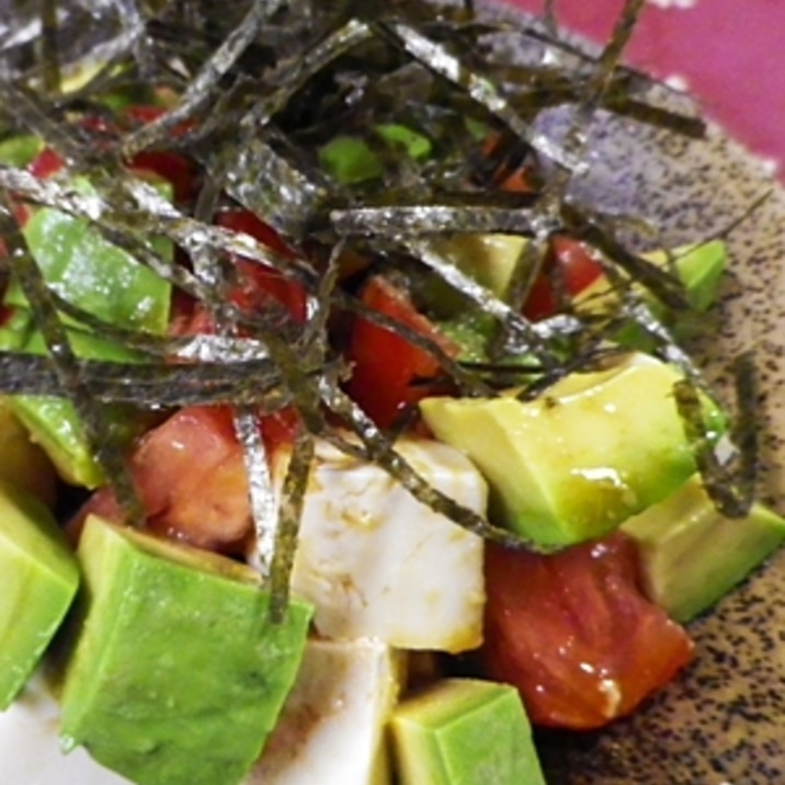 アボカドトマト豆腐のわさびポン酢あえ レシピ 作り方 By Bapaksan 楽天レシピ